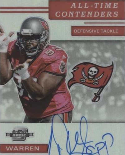 2019 Panini Contenders Optic Warren Sapp #ATC-WS