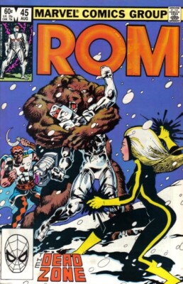 ROM #45 VF, Spaceknight, Direct Marvel Comics 1983 Stock Image