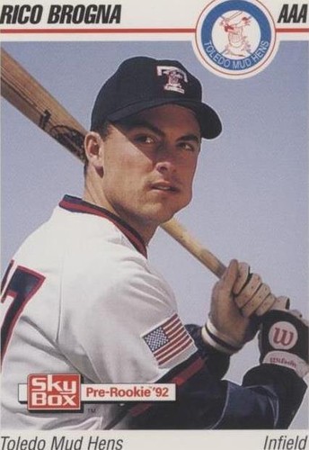 1992 SkyBox Pre-Rookie - Rico Brogna #258