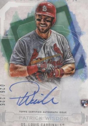 2019 Topps Inception - Patrick Wisdom #RES-PW