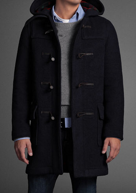Pre-owned Abercrombie & Fitch Men Parka Jacket Size(s) In Black