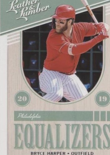 2019 Panini Leather & Lumber - Bryce Harper #EQ-16