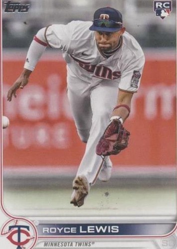 ROYCE LEWIS 2022 TOPPS FINEST BASEBALL GREEN REFRACTOR AUTO