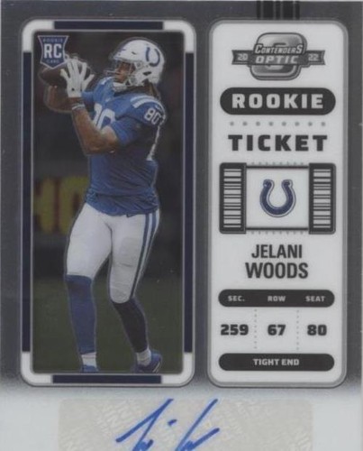 2022 Panini Contenders Optic Jelani Woods #172