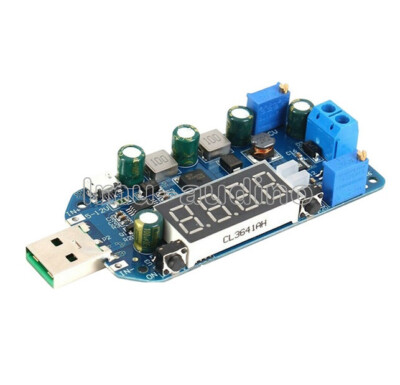 USB Adjustable 15W Step Up/Down Power Supply 5V to 0.5-30V Buck Boost Converter