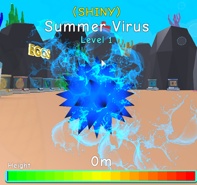 20 Sale Bubblegum Simulator Roblox 1x Shiny Summer Virus - 