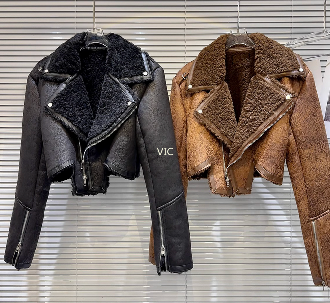 Lapel Zipper Fur Lined Jacket Leather Women Short Biker Motorcycle Punk Coats | eBay Lapel Zipper Fur Lined Jacket Leather Women Short Biker Motorcycle Punk Coats | eBay