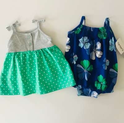 Carters baby girl romper online