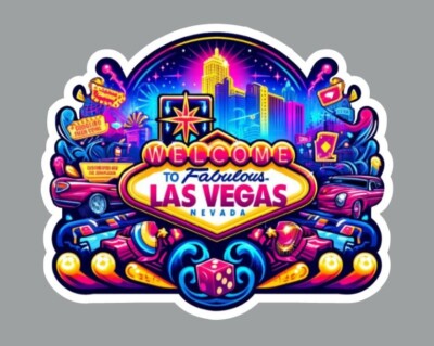 Las Vegas Fridge Magnet