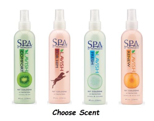 Spa Dog Colognes Refreshing Lavish All Natural Floral 8 oz 4 Scents Available