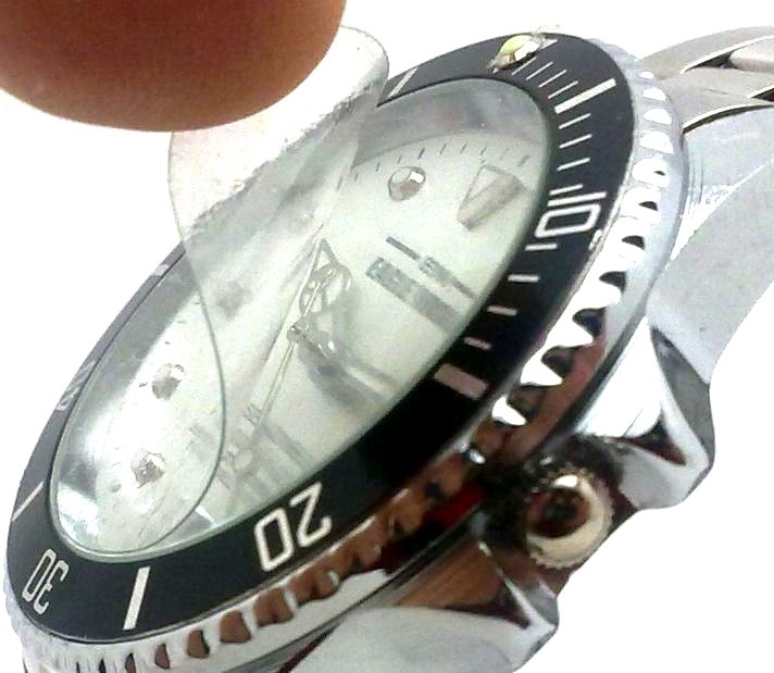 HD Clear Watch Protector Crystal protector /glass / cover /anti-scratch set of 2