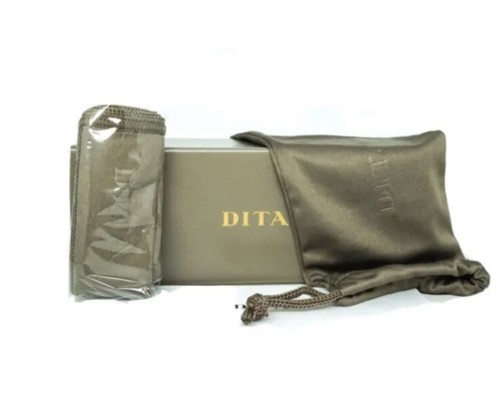 Pre-owned Dita Embra Dts155-a-03 Silver Gold Dark Turquoise Gradient Rimless Sunglasses In Dark Turquoise To Clear Gradient
