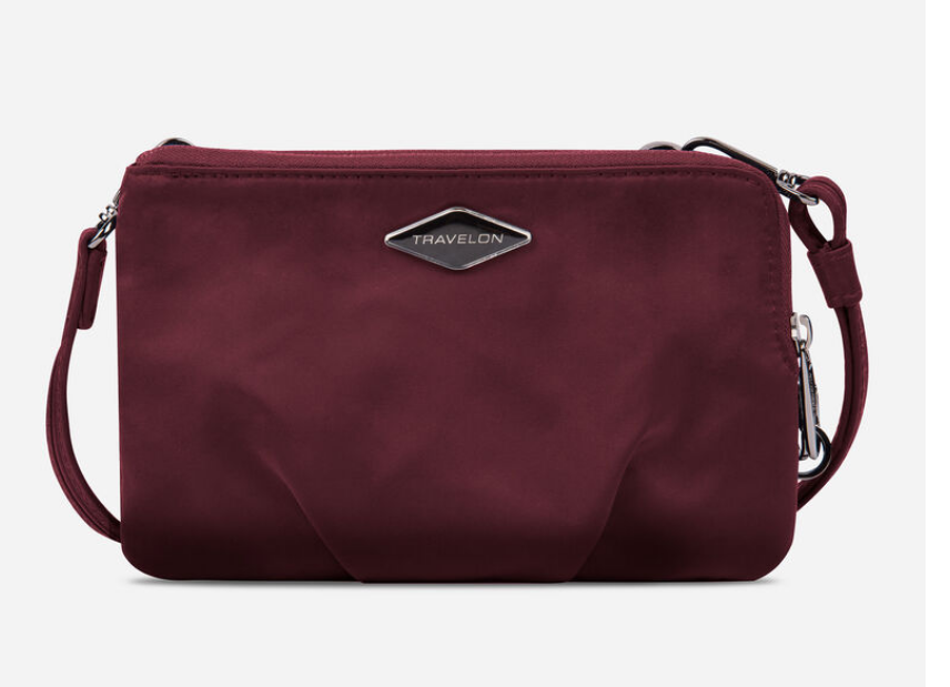 【SQUARE LINE】PILLO CROSS BAG Double-Zip Nylon Crossbody | GUESS Factory