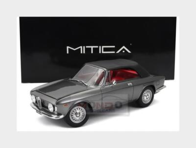 1:18 MITICA Alfa Romeo Giulia 1600 Gtc Cabriolet Closed 1964 Grey