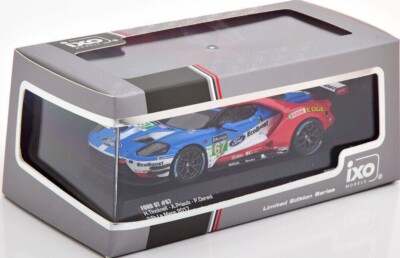 1:43 IXO Ford Gt 3.5L Turbo V6 #67 Lmgte Pro Le Mans 2017 Tincknell
