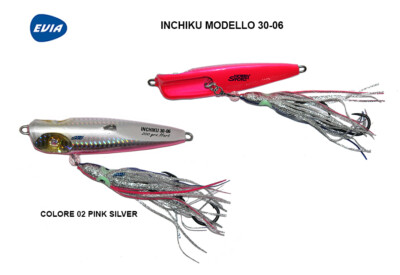 INCHIKU JIG EVIA HART 200 GR MODELLO 30-06 COLORE 02 PINK SILVER PESCA MARE