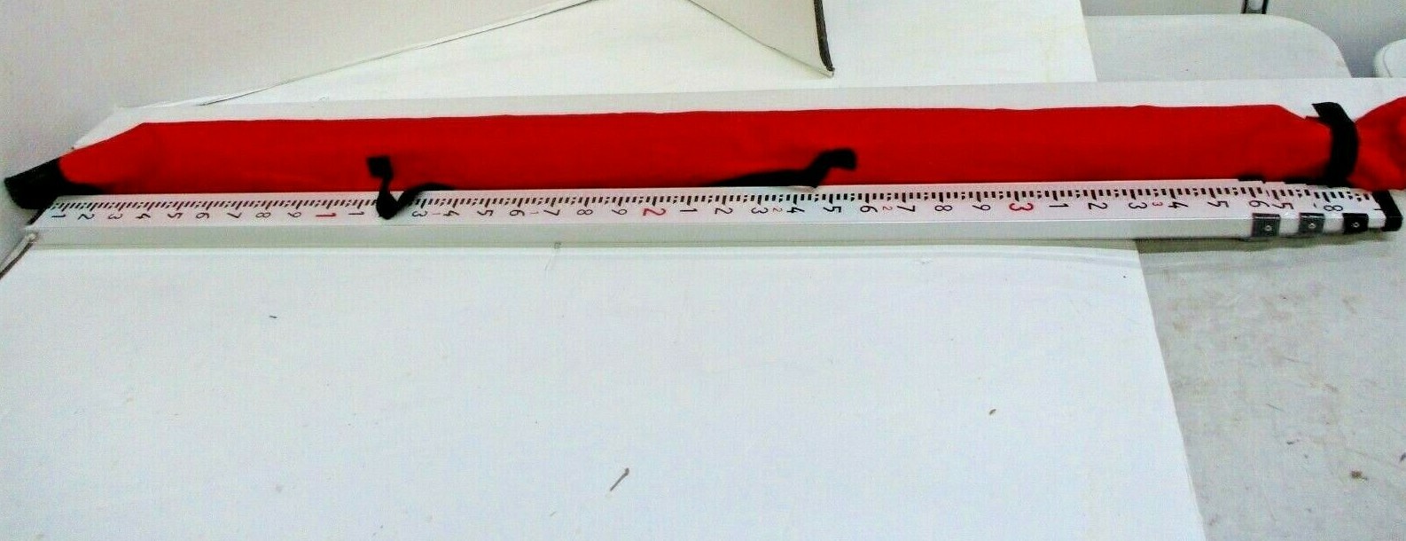 AdirPro Telescopic 14' Aluminum Constuction Grade Leveling Rod -Tenth 10ths