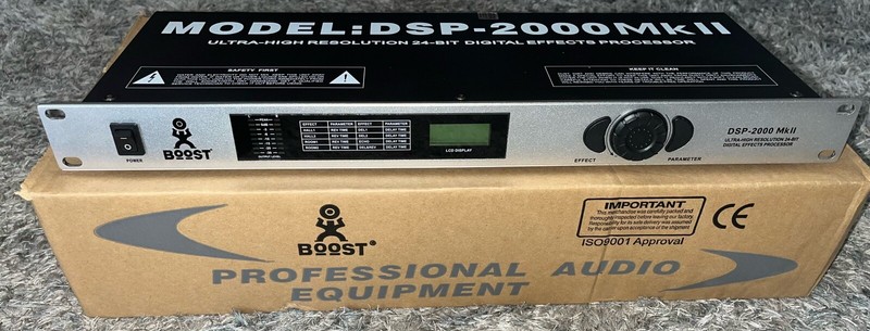 Boost Dsp2000 Mkii Ultra High-Resolution 24 Bit  Effet RÃVerb Processor Studio