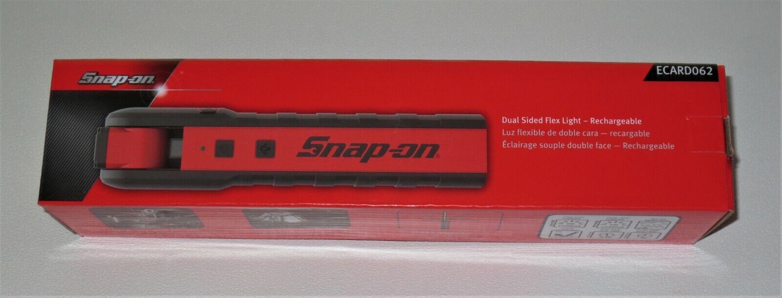 Snap-on Dual-Sided Flex Light Ecard062 Red 800 Lumens Snap-on Dual-Sided Flex Light Ecard062 Red 800 Lumens