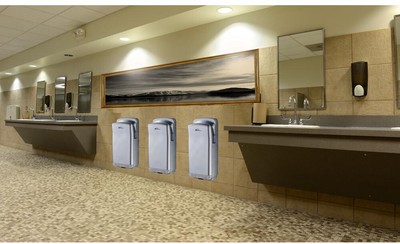 Automatic Electric Hand Dryer 78 dBA Auto Sensor Washable Dual Layer Filter