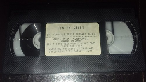 VHS Fear No Man on Earth Master the Deadly Skills of Kali and Pencak Silat Jafri