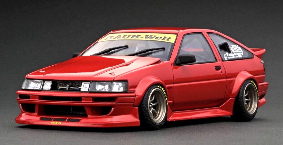 ミニカー 1/18 Ignition Model RWB AE86
IG2610 Ignition Model Toyota RWB AE86 Red 1/18 Diecast Car Red | eBay
