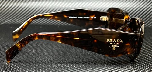 Pre-owned Prada Pr 17ws Vau2z1 Havana Dark Brown Women's 49 Mm Sunglasses