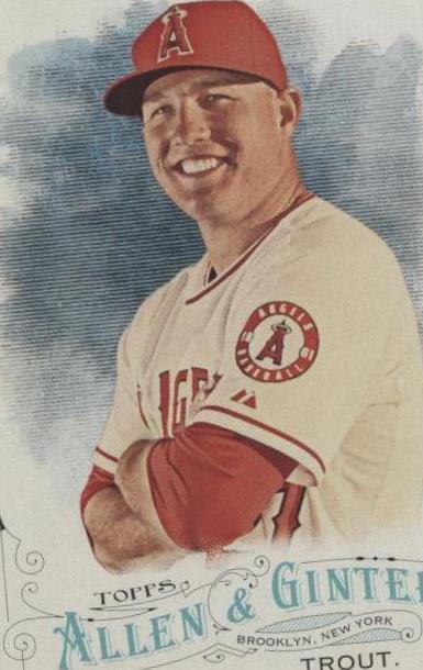 Topps Mike Trout 2016 Season Baseball Sports Trading Cards