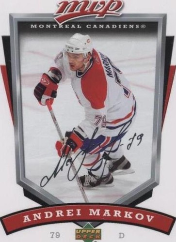 2006-07 Upper Deck MVP - Andrei Markov #154