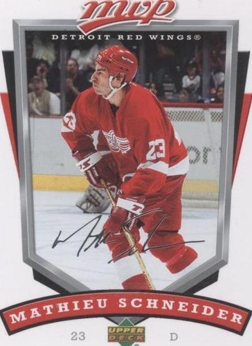 2006-07 Upper Deck MVP - Mathieu Schneider #110