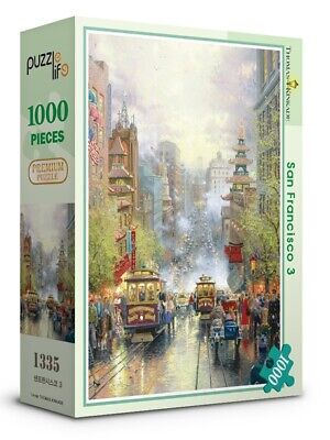 KOREA Paper Jigsaw Puzzles 1000 Pieces Board Play Game NEW - San Francisco 3