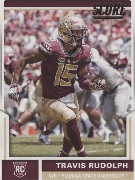 2017 Score Travis Rudolph #338
