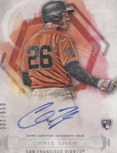 2019 Topps Inception - Chris Shaw #RES-CSH