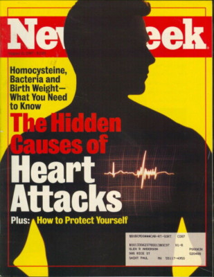1997 Newsweek Magazine: Hidden Causes of Heart Attacks, Homocysteine & Bacteria