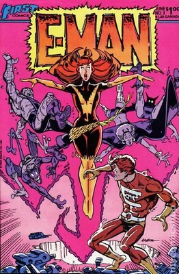 E-Man Comics #3 FN 1983 Stock Image