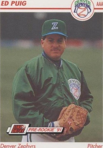 1991 Line Drive Pre-Rookie - Ed Puig #148