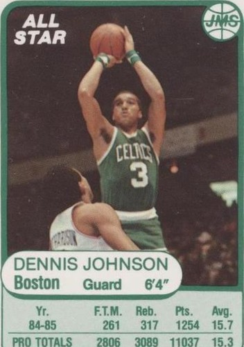 1985-86 JMS - Dennis Johnson #15