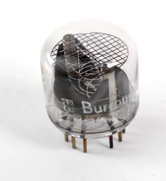 Nixie Tube Burroughs B-5092 Tested, Works Numeral Indicator