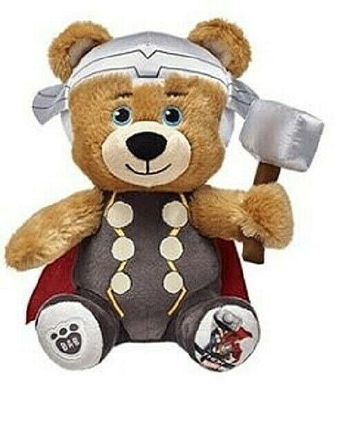 NEW *** Build-A-Bear Marvel Mega Minis THOR Stuffed Plush Bear 8”
