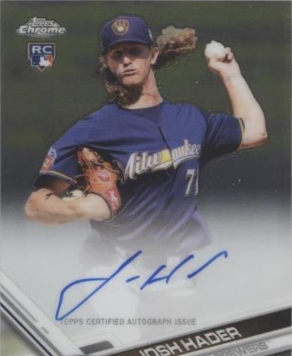 2017 Topps Chrome - Josh Hader #RA-JHA