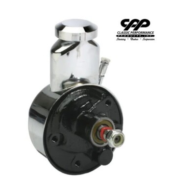 1967-68 CHEVY IMPALA BELAIR CAPRICE BIG BLOCK CHROME POWER STEERING PUMP NEW