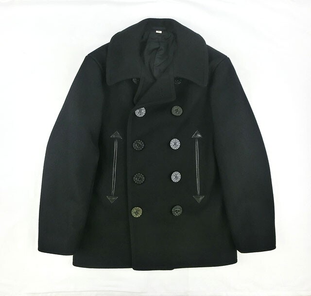 BUZZ RICKSON'S×William Gibson Type BLACK PEACOAT 36OZ Heavy