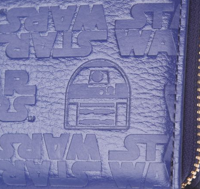 R2-D2 Star Wars Samantha Thavasa Wallet Zip-around Leather Blue Sold Out New