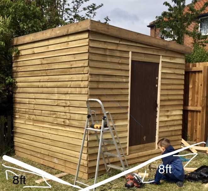 Garden shed 8ft x 8ft in Leeds, West Yorkshire Gumtree