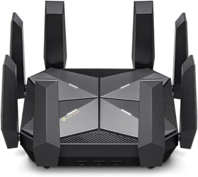 TP-Link AXE16000 Quad-Band WiFi 6E Router (Archer AXE300) - Dual 10Gb Ports Wire