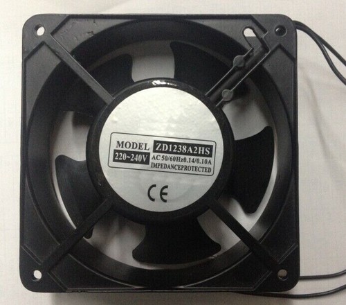 【送料無料/即納】  ZD1238A2HS AC 220V/240V 0.14A/0.1A 120*120*38mm 12038 12CM 冷却パーツ・ファン