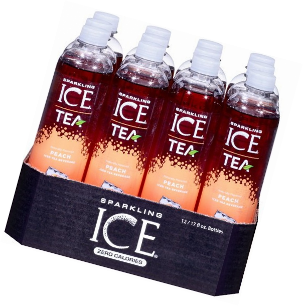 UPC 016571951351 product image for Sparkling Ice Tea Peach Tea, 17 Fluid Ounce, 12 Count | upcitemdb.com