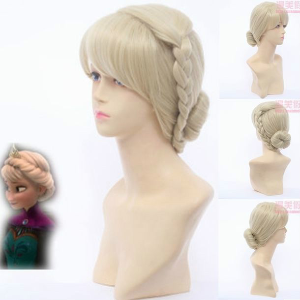 Details About Disney Frozen Elsa Coronation Fashion Styled Cosplay Wig Hand Made Cos Wig Hair