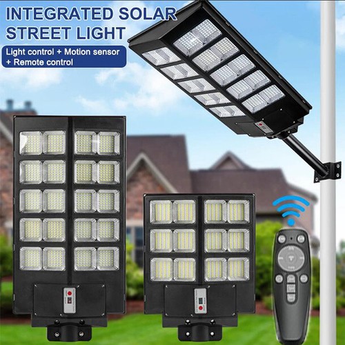 Solar LED Dusk-to-Dawn Light, Brightest Street Light, 1600 Watt, 99000000 Lumens