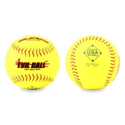 Evil Sports 52/300 Distance Tournament Edition USA/ASA 12'' Slowpitch Softballs